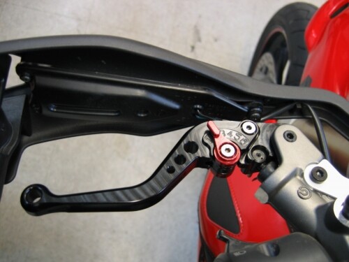 Leviers de frein Ducati Hypermotard 1100 S réglables en aluminium CNC