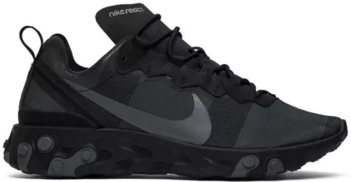 Nike React Element 55 Triple Black