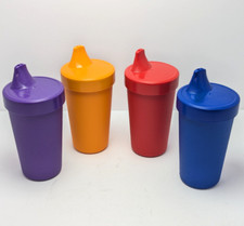 Re-Play Sippy Cups for Toddlers - 10 Oz. 4 Count, Crayon Box - Dishwasher Safe
