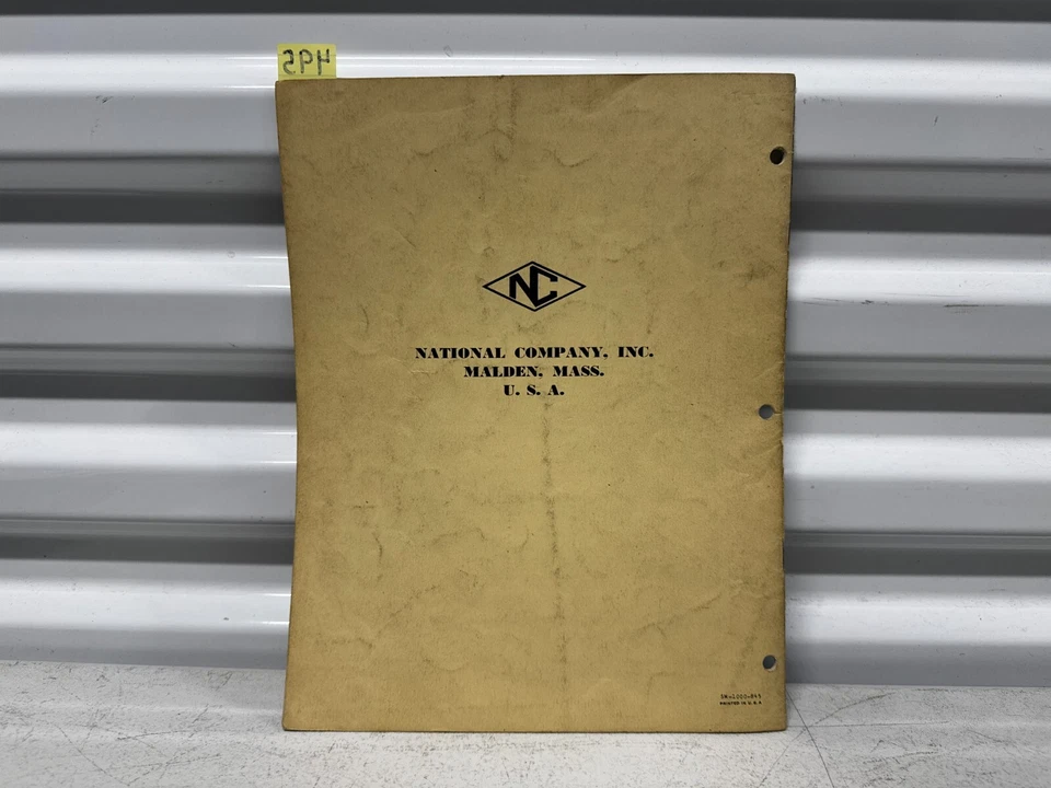 MANUAL DE INSTRUCCIONES vintage para EL MODELO NACIONAL NC-2-40C Foto 4 de 4