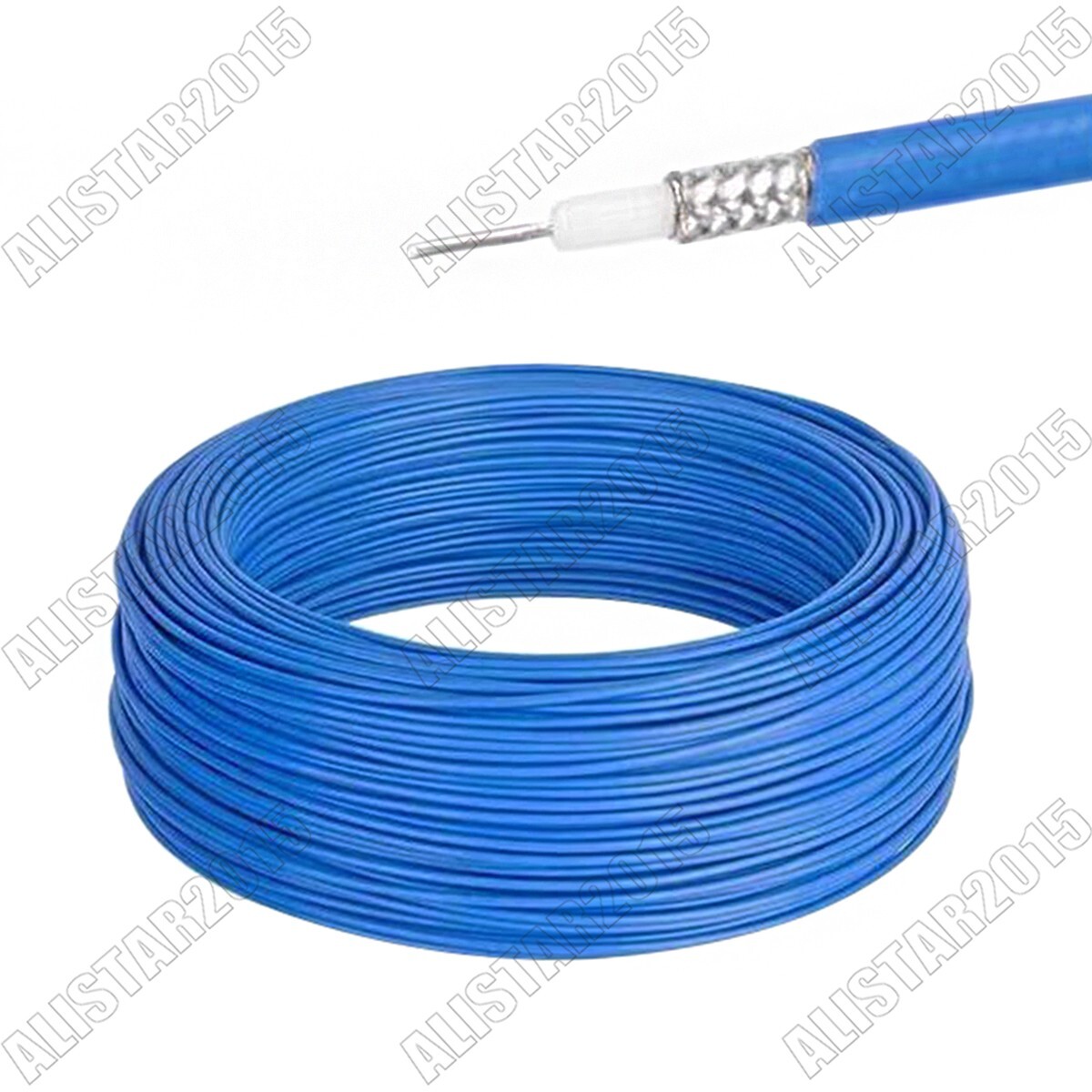 RG405 RF Semi-rigid Coaxial Cable Lot Semi-Flexible .086'' RG-405