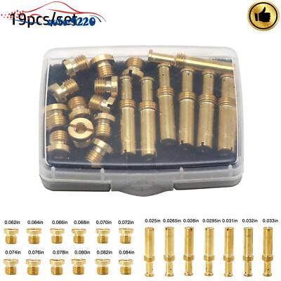 19x/Set Jetting Kit Fits S&S Cycle Super B E G Carbs Carburetor Accessories New