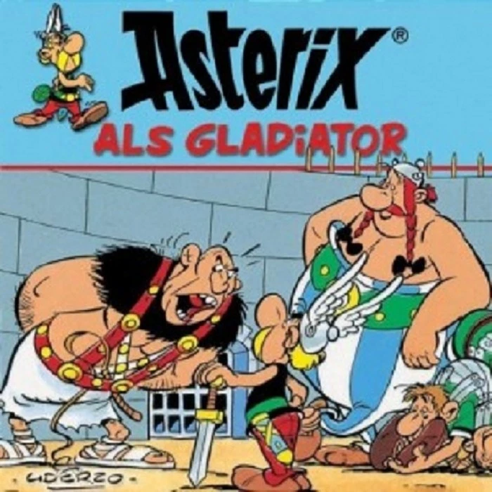ASTERIX - 3: ASTERIX ALS GLADIATOR  CD  7 TRACKS KINDERHÖRSPIEL  NEU - Bild 1 von 1