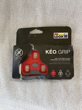 New LOOK KEO GRIP Cleat - 9 Degree Float, Red 1 Pack M2 