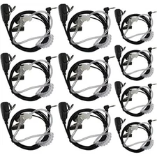 10x  Advanced Earpiece Headset for Motorola Cobra Talkabout Walkie Talkie Radio 