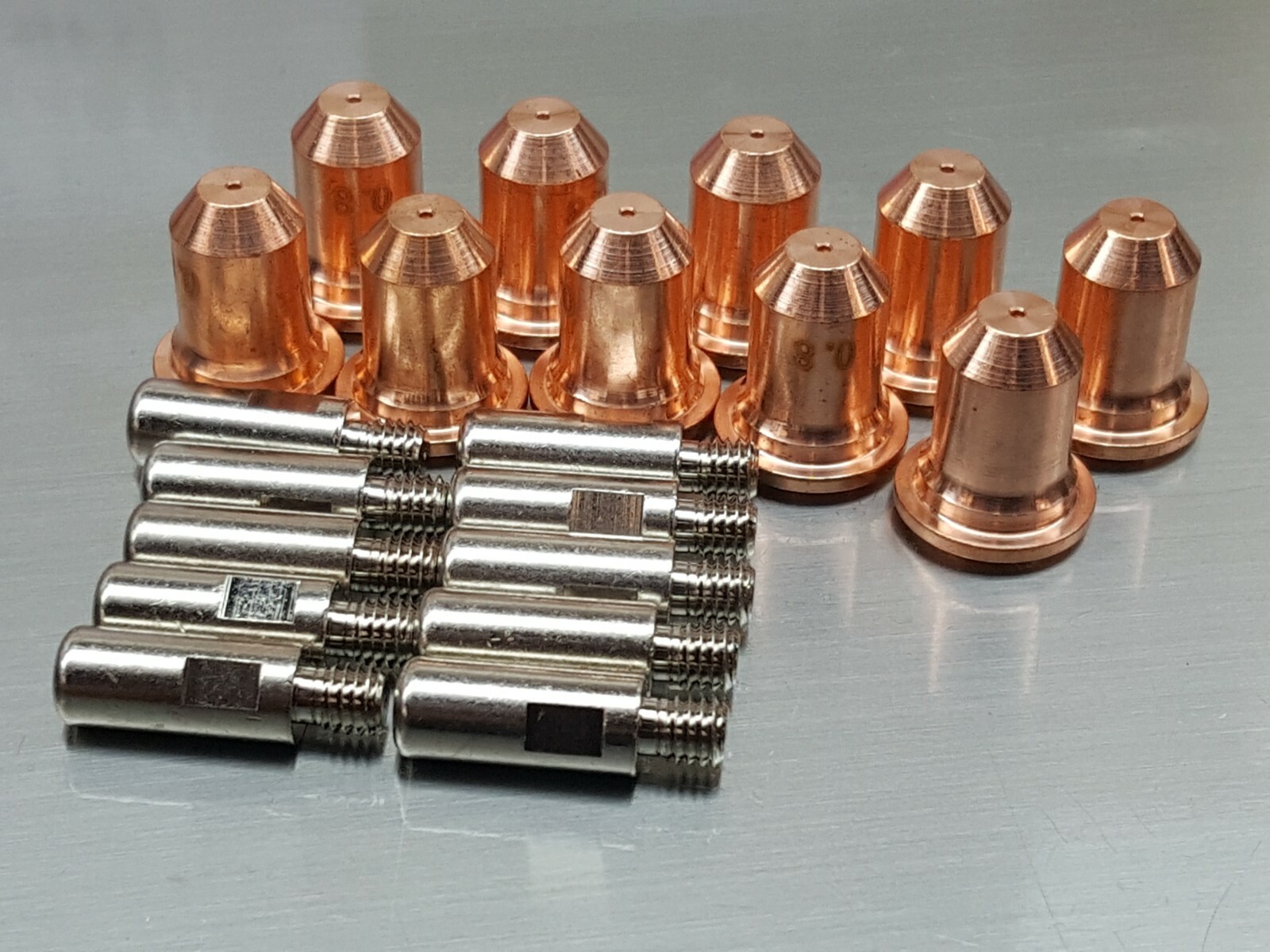 Lot De 20 Buses Et électrodes De Coupe Pour Torche Plasma Lotos CUT60D / S65