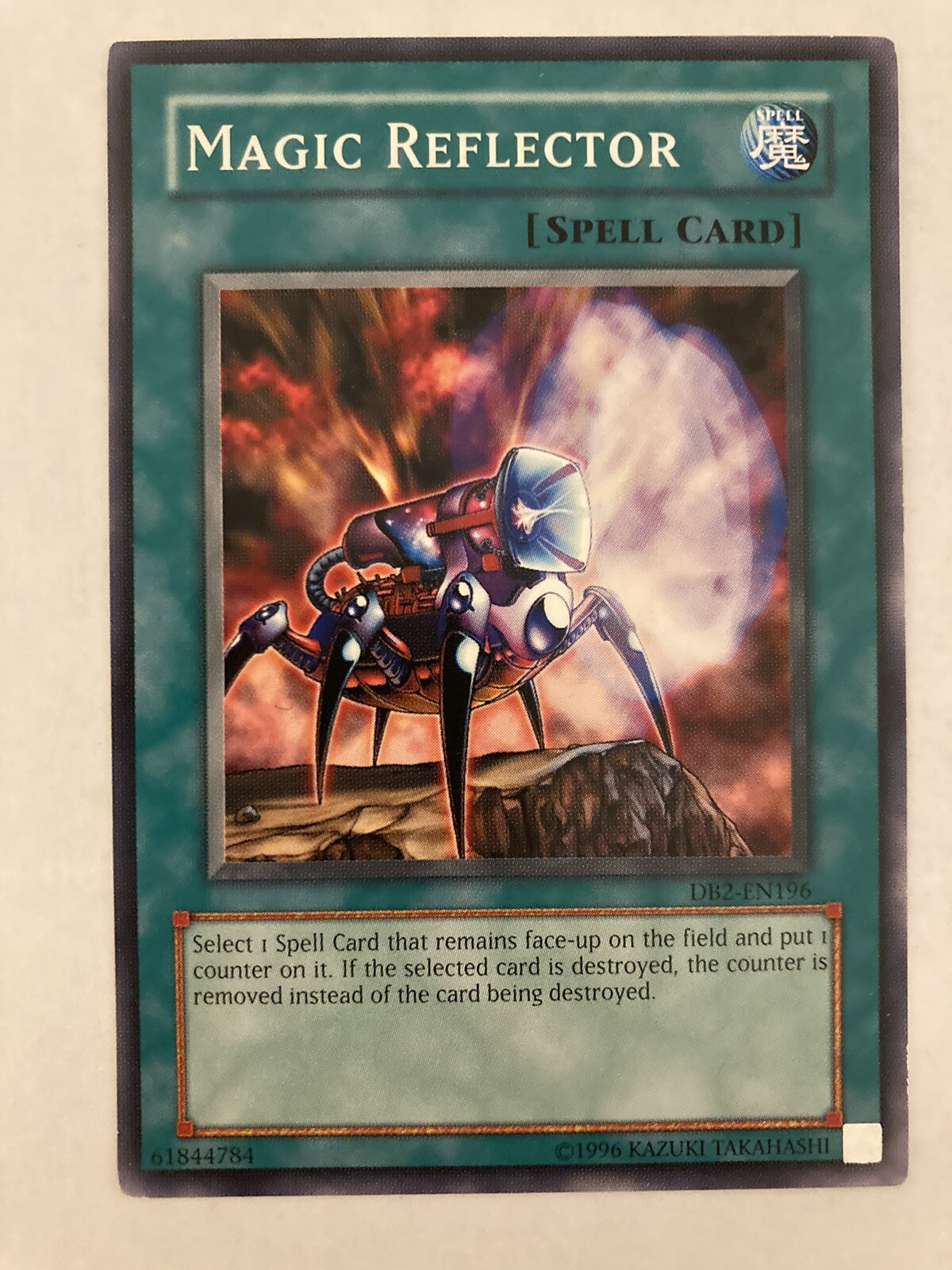 Yugioh! TCG Magic Reflector NM Cond - DB2-EN196 Unlim. Common Dark Beginnings 2