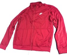 Nike Zip Up Jacket Red Athletic Jacket,Men  s Size Medium,Rare Find,High Quality