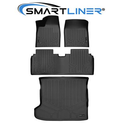 SMARTLINER Custom Fit Floor Mats Cargo Trunk Liner 2022-2025 Kia EV6 Electric