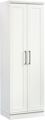 Sauder Homeplus Storage Cabinet, Soft White Finish