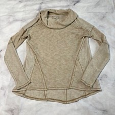 We The Free Cowl Neck Sweater Womens Size Small Lightweight Cream Top