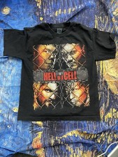 WWE Black T-Shirt Hell In a Cell 2014 10/26/14 Dallas Texas Youth Large H27