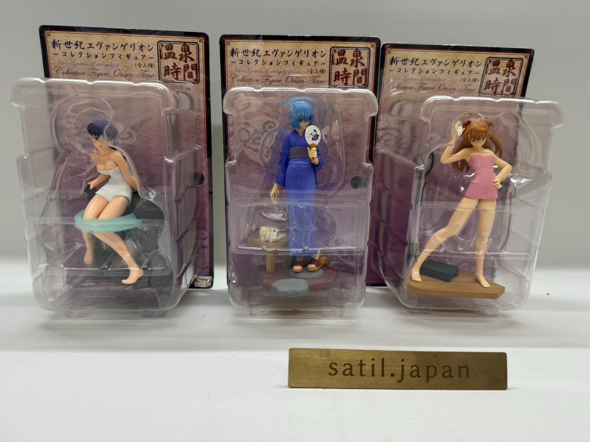 Neon Genesis Evangelion Collection Figure Onsen Time 3 Types Set