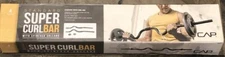 NIB CAP Barbell Super Curl Bar With Grip And Collars NEW Standard