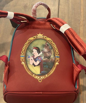 NWT Loungefly Disney Snow White With Evil Queen Throne 2023 Mini Backpack 12\