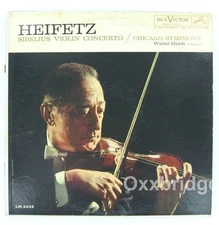 HEIFETZ HENDL Sibelius RCA LM-2435 Red Seal MONO Original DG Deep Groove WALTER