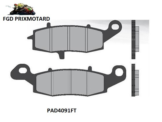 Plaquettes Brenta avant droit Suzuki GSX 750 Inazuma freinage mordant et durable 98-03