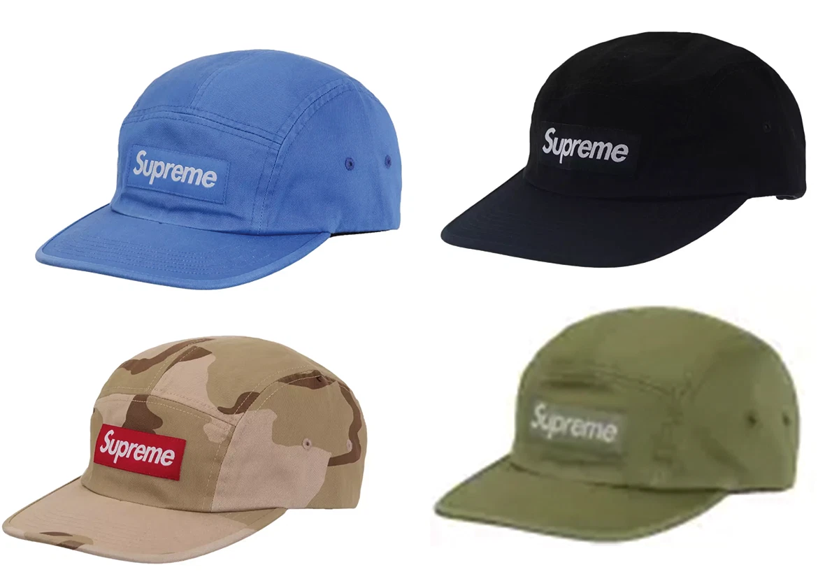 ?Connet de camp chino sergé lavé suprême bleu olive camouflage noir taille réglable