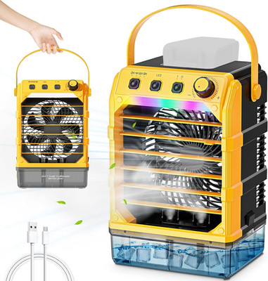 Portable Misting Fan Compatible for Dewalt 20V 60V Battery(No Battery), Water Mi