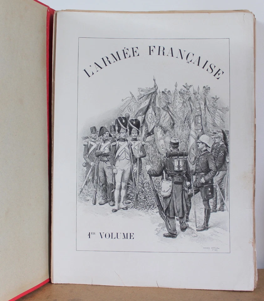 L'armée française Édouard Detaille 1885-1889 Édition originale COMPLET - Photo 4/4