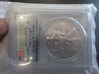 2014W $1 PCGS MS70 SILVER EAGLE EMERGENCY ISSUE FIRST STRIKE #521926.70/29161874