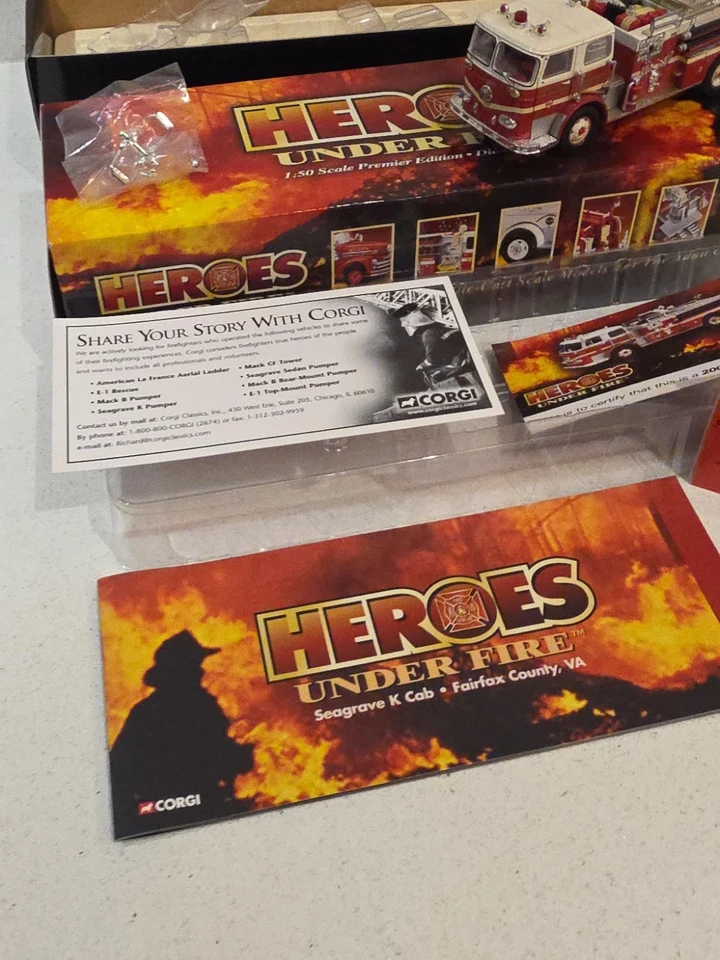 Corgi Fore Engine 1/50 Scale - US50806 Seagrave K Fairfax County VA MIB with Coa - Image 3 of 4