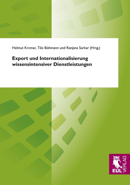 Export Und Internationalisierung Wissensintensiver Dienstleistungen Helmut Krcma-image