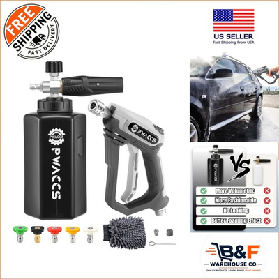 #ad Universal Pressure Washer Foam Gun Adjustable Spray M22 Connector $69.74
