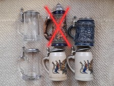 Bierkrug Konvolut - Sammlerst&uuml;cke (6 Kr&uuml;ge)