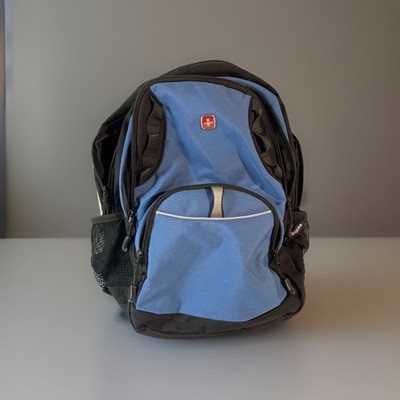 Swiss gear Blue Airflow Hiking / School backpack With Laptop Storage /pockets