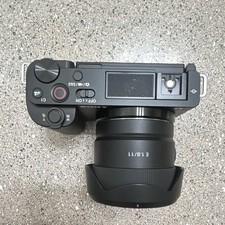 Sony Alpha ZV-E10 Mirrorless Interchangeable Lens Camera Black w/ f/1.8 Lens