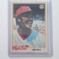 Topps 1978 Jim Rice Boston Red Sox #670 Base Set Baseball Card MLB