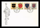 Dr Jim Stamps Liechtenstein Coats of Arms 4v Set 1965 First Day Cover