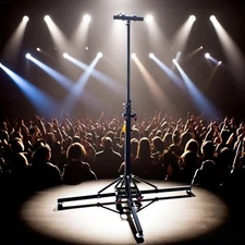 550lb Capacity Heavy Lighting Crank Stand 6.5-23ft Stage Lighting Truss Stand