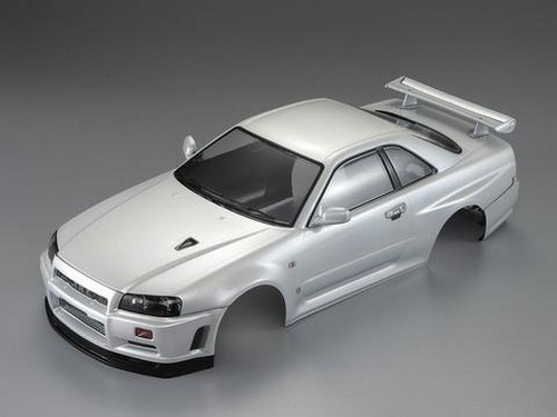 Killerbody RC Car Nissan Skyline R34 195mm Finished Body-White
