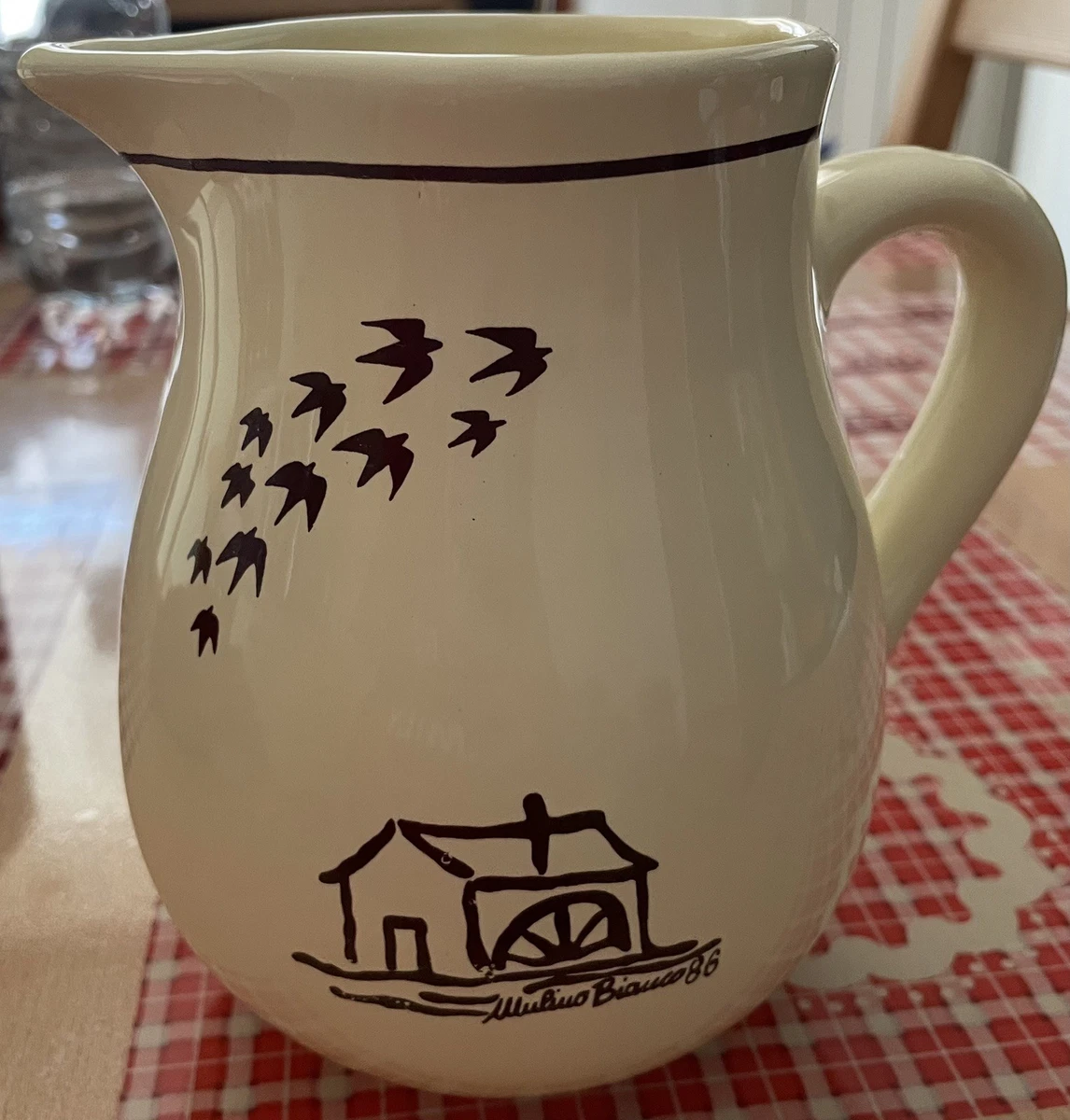 Mulino Bianco 1986 , Caraffa Mai Usata, Tenuta in vetrina (leggere descrizione)