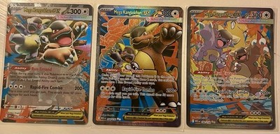 Mega Kangaskhan EX Trio - Full Set - Mega Evolution 25 - Near Mint / Mint - 182