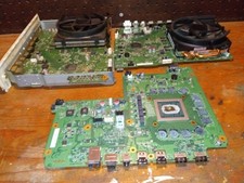 "FOR PARTS OR REPAIR 3 Xbox Motherboards". includes 2 Xbox one S, 1 XboxOneX