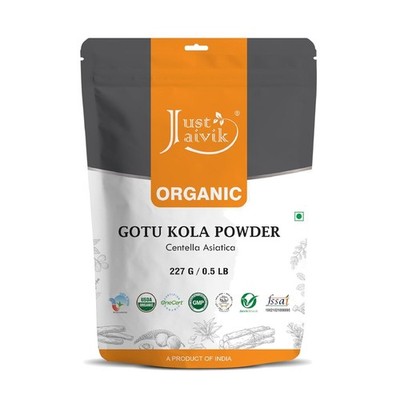 8 oz Organic Gotu Kola Powder - Natural Memory Enhancer & Collagen Support