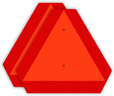 Slow Moving Vehicle Sign, Rust Free Aluminium Slow Moving Vehicle