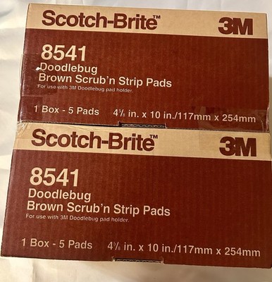 3 M Doodlebug Scrub N Strip Pads,  Office Warehouse Floor Cleaning Stripping