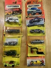 Lot Of 10 Vintage Matchbox 1990’s Die-Cast Cars Trucks Excavator NIP