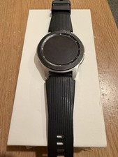 Samsung Galaxy Watch R800 Bluetooth 46mm Silver Case with Black Silicon Band  