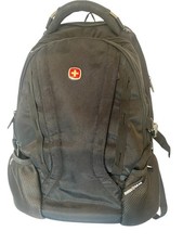 SwissGear Black and Red Logo Travel Backpack NWOT Unixex