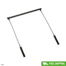 Pilates Bar Kit W/ Resistance Cords Workout Accessories Home Fitness Equipment