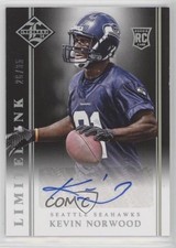 2014 Panini Limited Limited INK Silver 26/35 Kevin Norwood #LI-KN Auto d4y