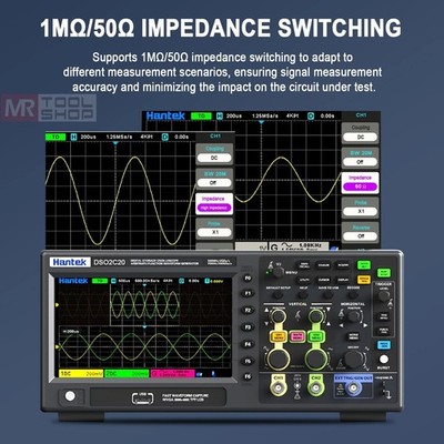 Hantek DSO2D50 2CH Digital Storage Oscilloscope Signal Generator