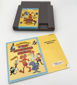 VINTAGE The Adventures of Rocky Bullwinkle &Friends (Nintendo NES) Complete CIB