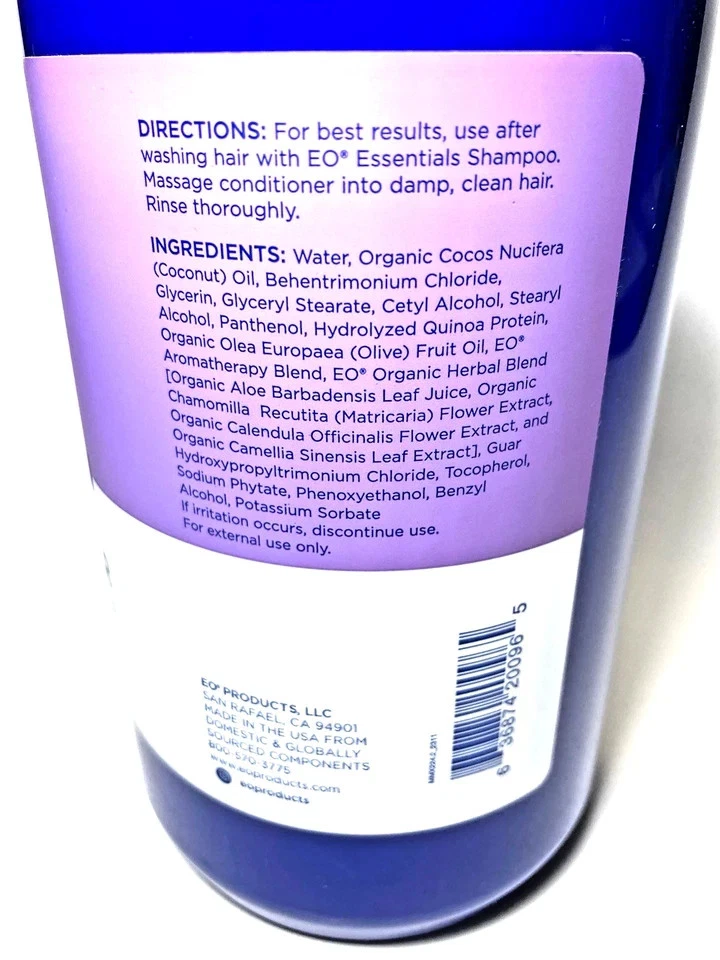 (Paquete de 2) Aceites Esenciales EO - Lavanda y Coco - ACONDICIONADOR - 32 oz Foto 2 de 3