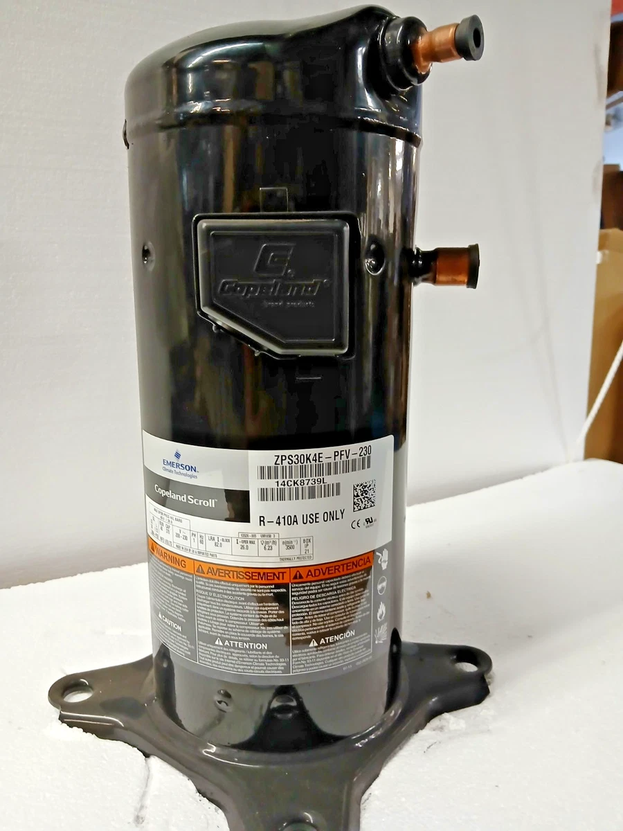 New Copeland Scroll Compressor ZPS30K4E-PFV-208-230/1/60V-2.5 Ton